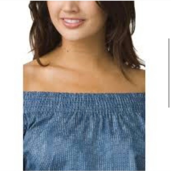 Prana drop waist ladies off the shoulder sundress size large - Picture 3 of 5